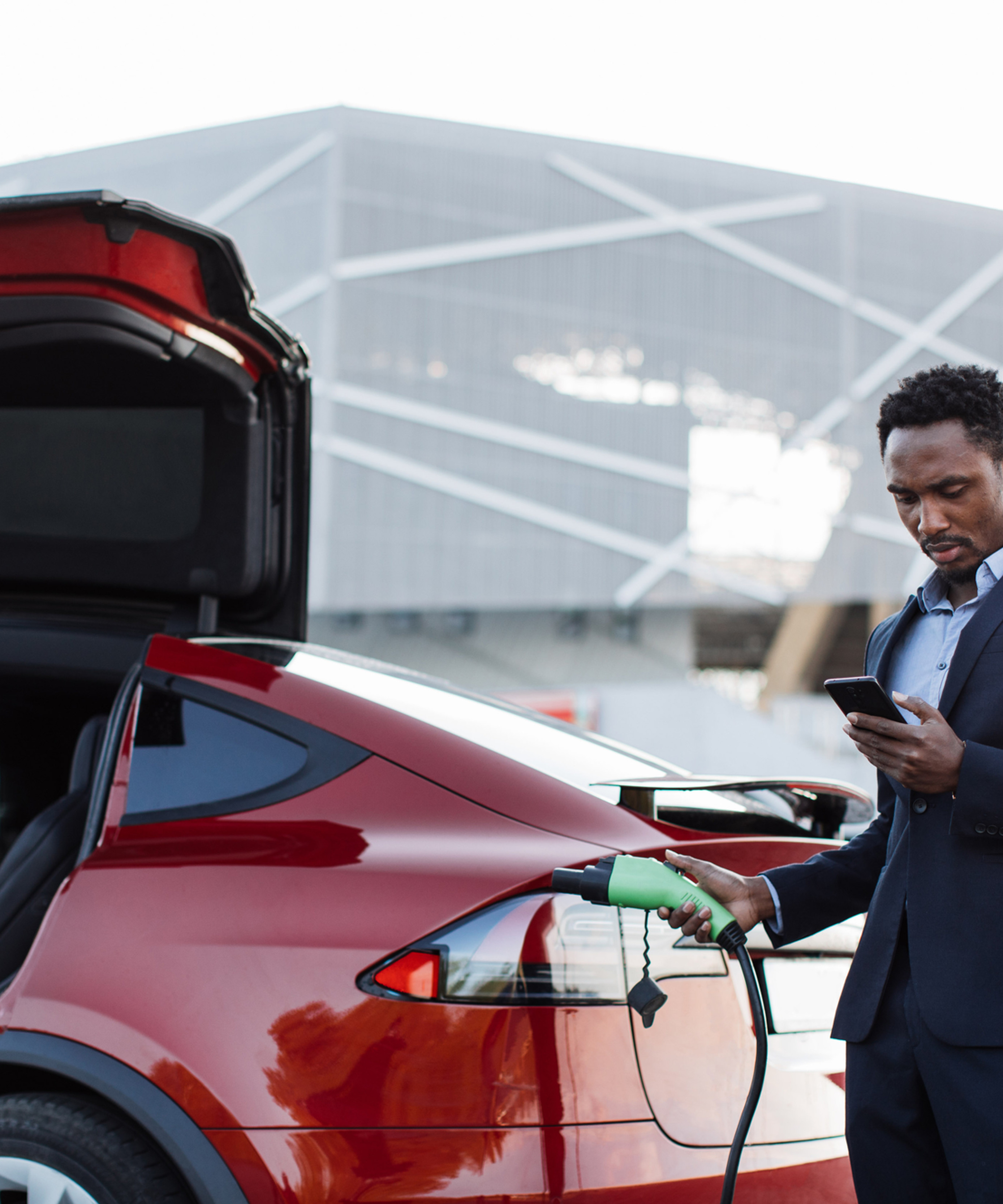 Electric vehicle charging at a Sustainable Properties project